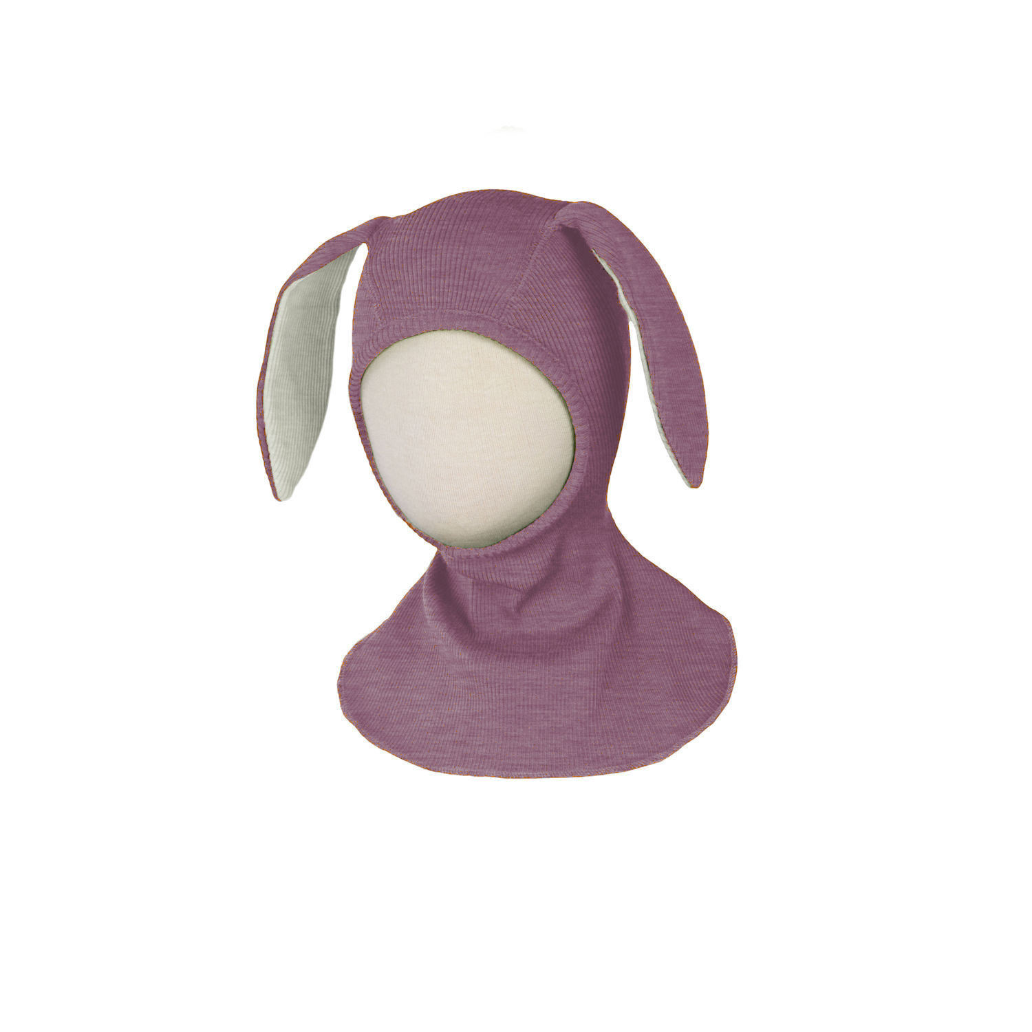 ManyMonths Elephant Hood Schlupfmütze mit Hasenohren - Charmer / Explorer (62 - 80/86) Vintage Dark Pink von ManyMonths