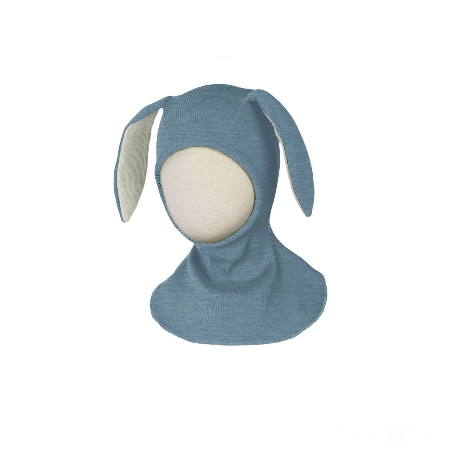 ManyMonths Elephant Hood Schlupfmütze mit Hasenohren - Innovator (110 - 122/128) Blue Mist von ManyMonths