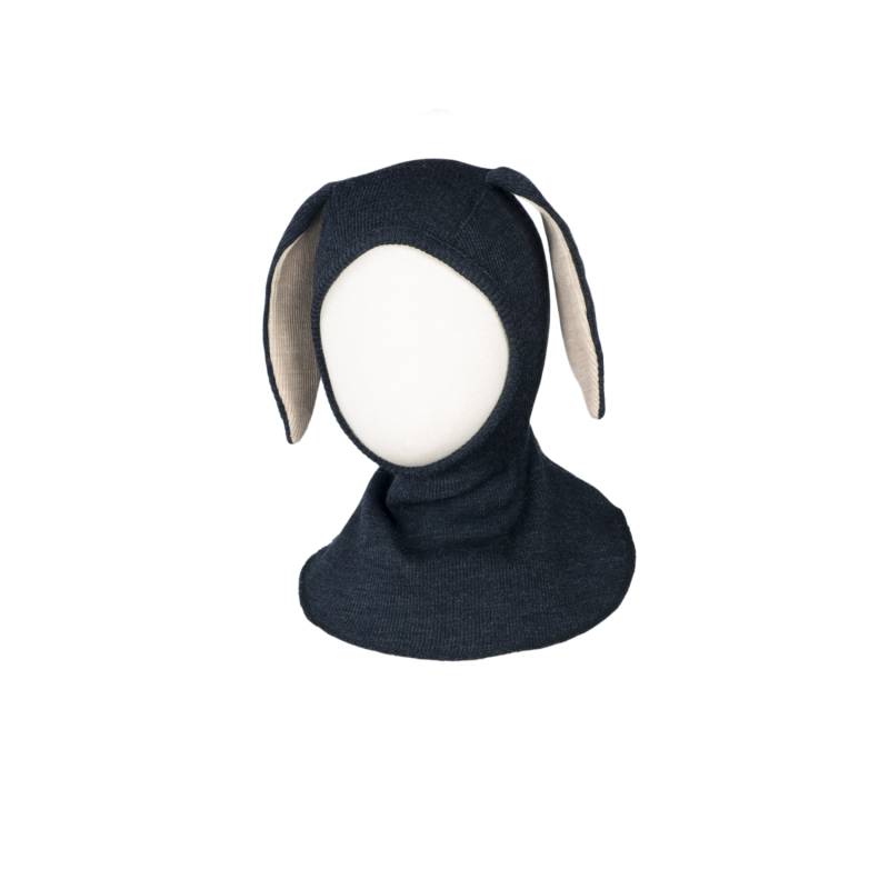 ManyMonths Elephant Hood Schlupfmütze mit Hasenohren - Innovator (110 - 122/128) Foggy Black von ManyMonths