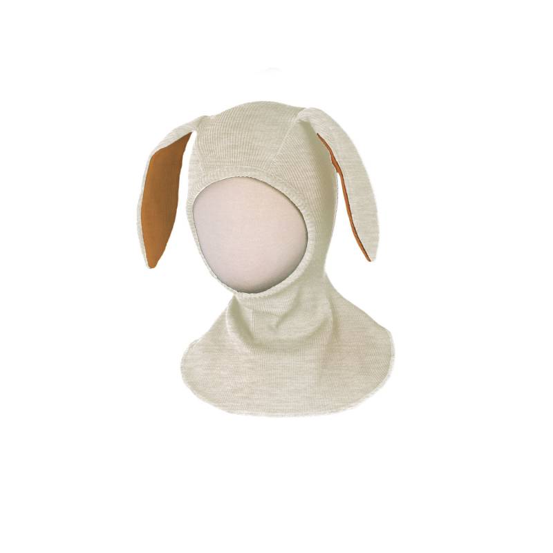 ManyMonths Elephant Hood Schlupfmütze mit Hasenohren - Innovator (110 - 122/128) Toasted Coconut von ManyMonths