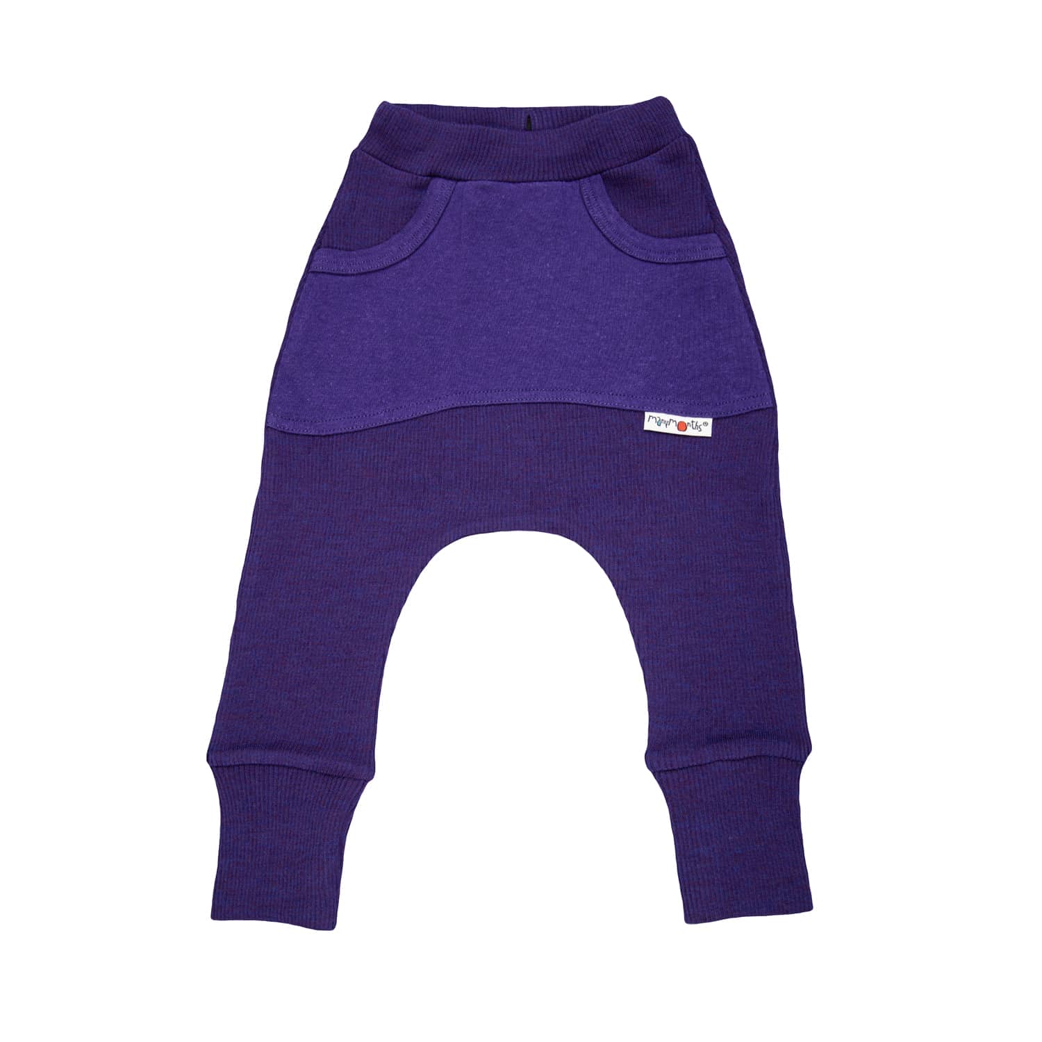 ManyMonths Kangaroo Hose mit Tasche - Acai Berry Adventurer (80 - 92/98) von ManyMonths
