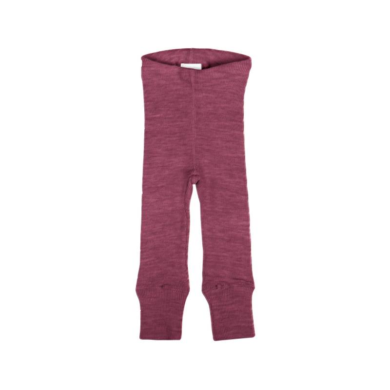 ManyMonths Leggings aus Wolle - Dark Cerise Innovator (110 - 122/128) von ManyMonths