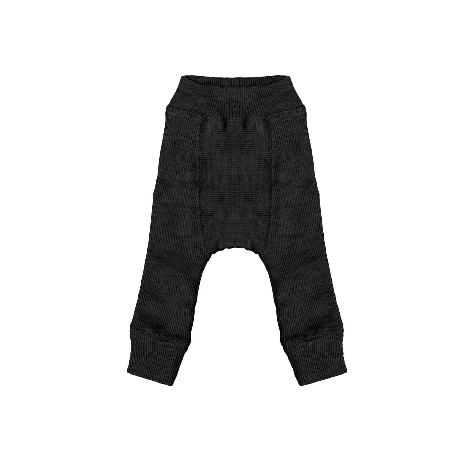 ManyMonths Longies aus Wolle - Adventurer Plus (86 - 98) Foggy Black / Elephant Grey von ManyMonths