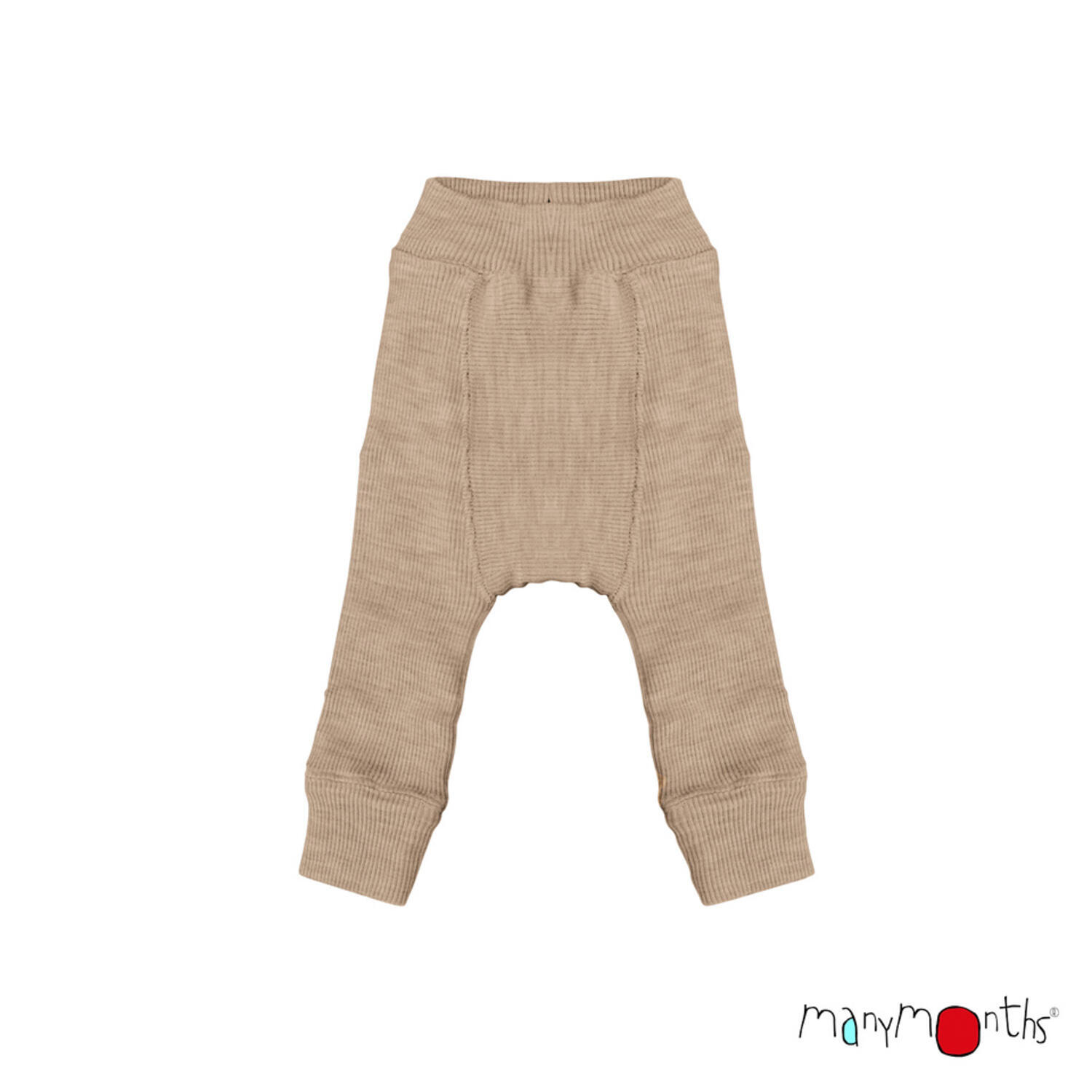 ManyMonths Longies aus Wolle - Adventurer Plus (86 - 98) Nutty Granola / Hippopotamus von ManyMonths