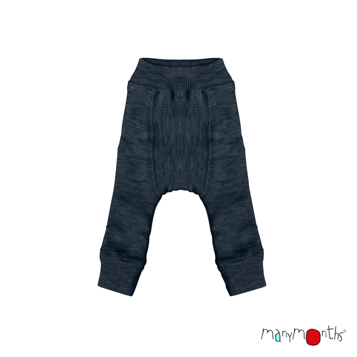 ManyMonths Longies aus Wolle - Charmer (62 - 68/74) Polar Winter / Hippopotamus von ManyMonths
