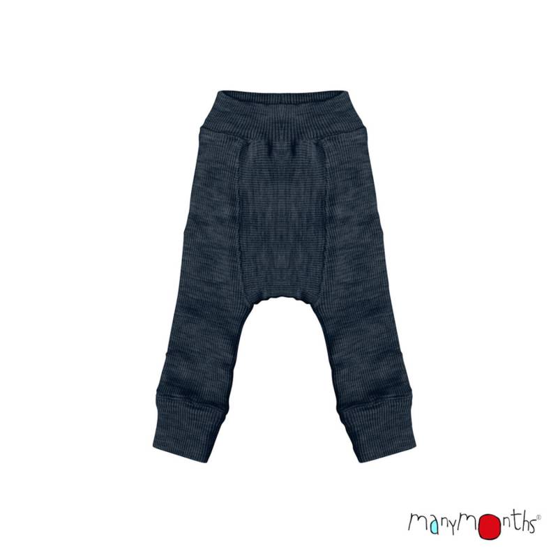 ManyMonths Longies aus Wolle - Charmer (62 - 68/74) Polar Winter / Hippopotamus von ManyMonths
