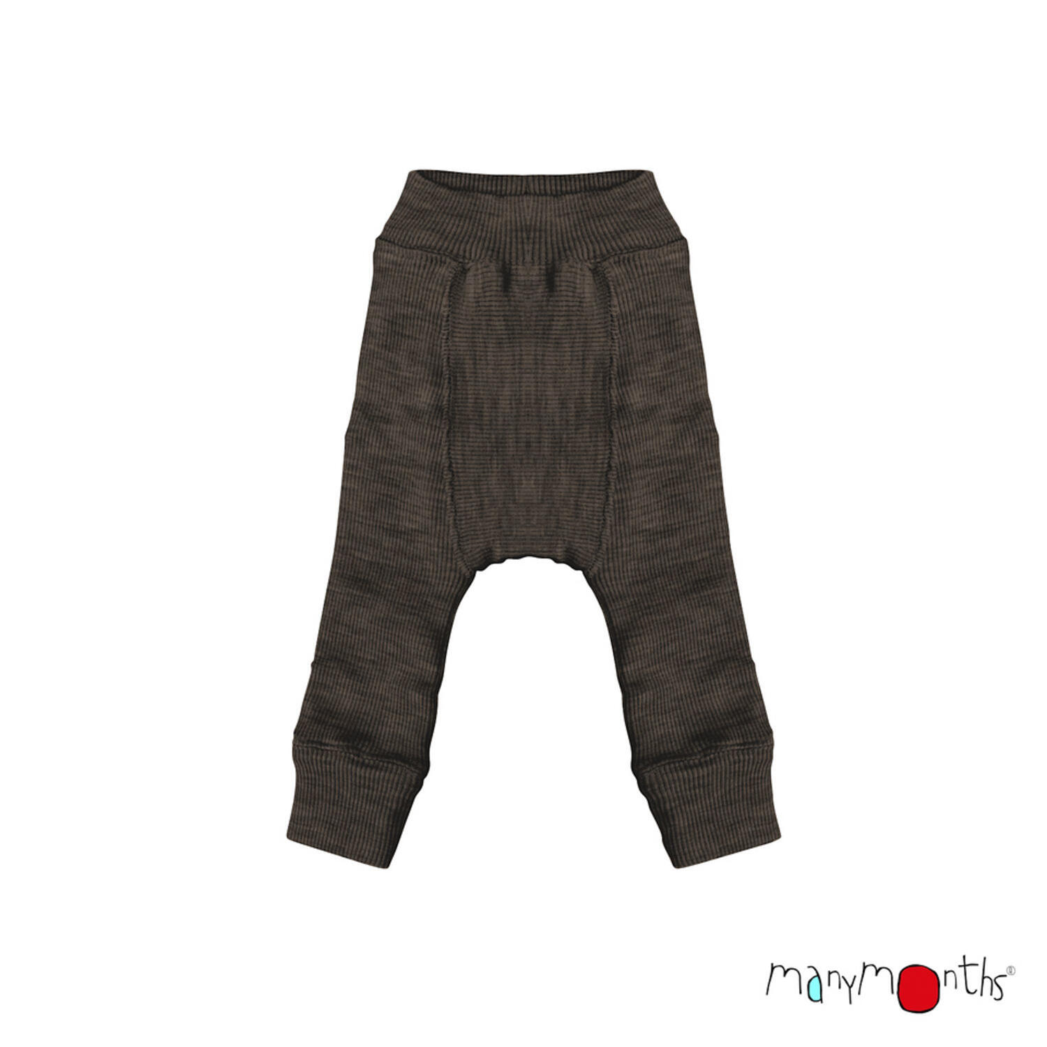 ManyMonths Longies aus Wolle - Hippopotamus / Nutty Granola Charmer (62 - 68/74) von ManyMonths