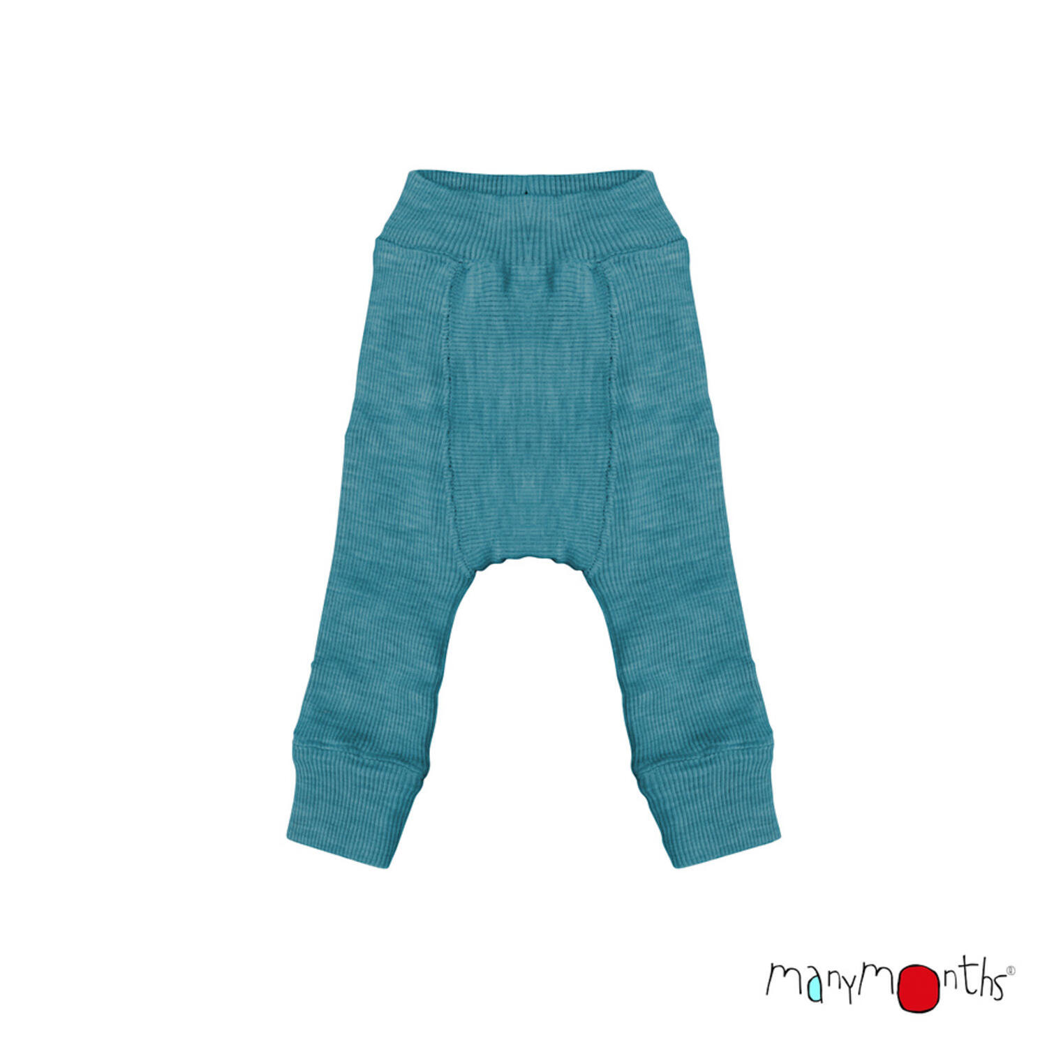 ManyMonths Longies aus Wolle - Miracle/Newcomer (44 - 56/62) Sea Grotto / Polar Winter von ManyMonths