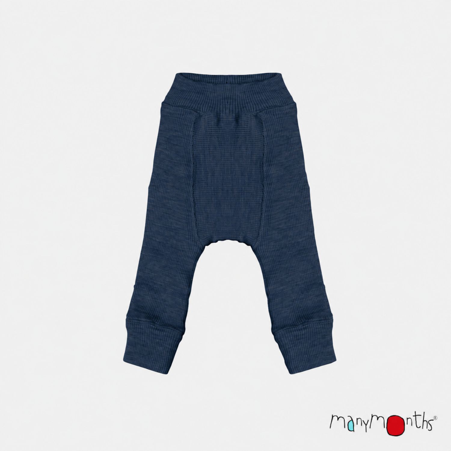 ManyMonths Longies aus Wolle - Moondust Blue Adventurer Plus (86 - 98) von ManyMonths
