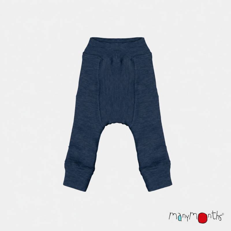 ManyMonths Longies aus Wolle - Moondust Blue Charmer (62 - 68/74) von ManyMonths