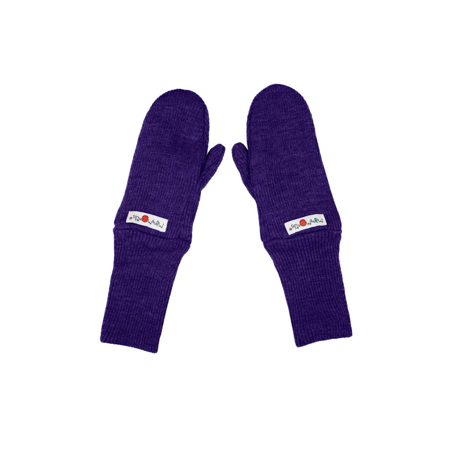 ManyMonths Mittens Fäustlinge ohne Band aus Wolle - Acai Berry Innovator (110 - 122/128) von ManyMonths