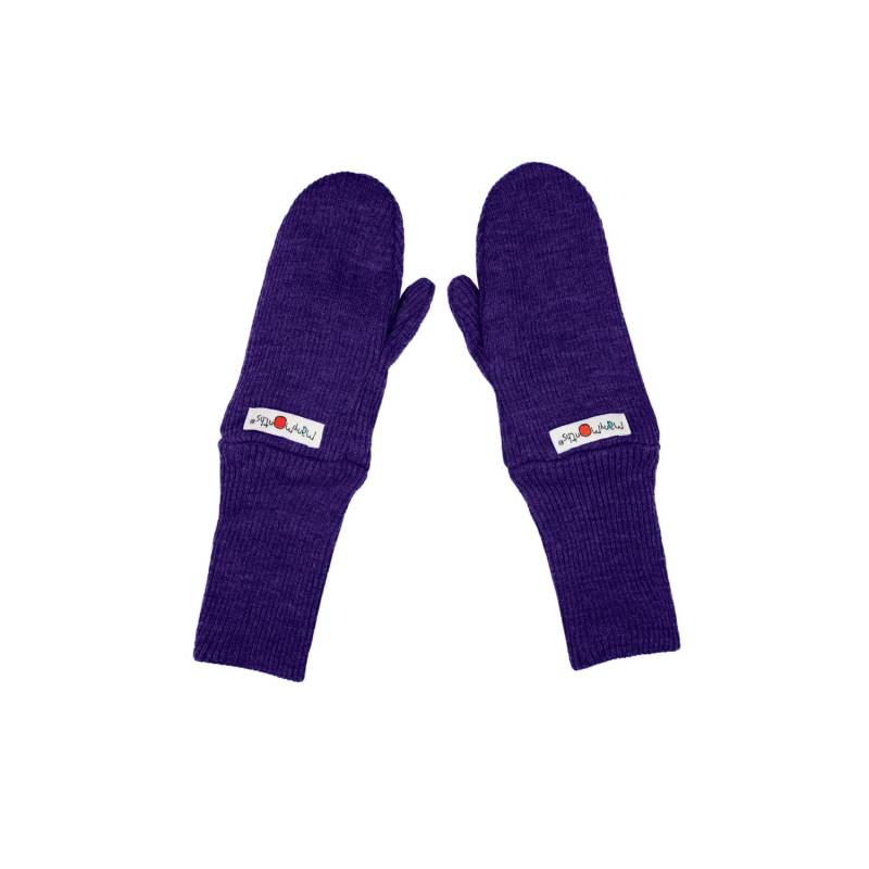 ManyMonths Mittens Fäustlinge ohne Band aus Wolle - Acai Berry Innovator (110 - 122/128) von ManyMonths