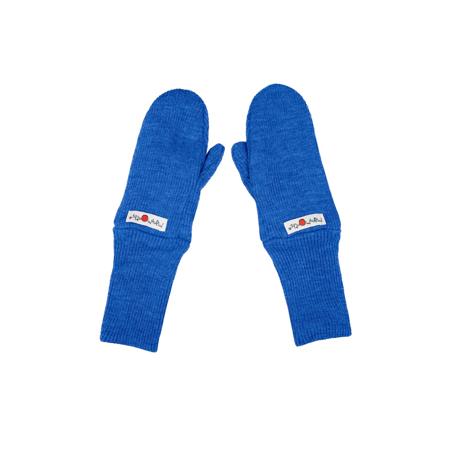 ManyMonths Mittens Fäustlinge ohne Band aus Wolle - Classic Blue Conquerer (98 - 104/110) von ManyMonths