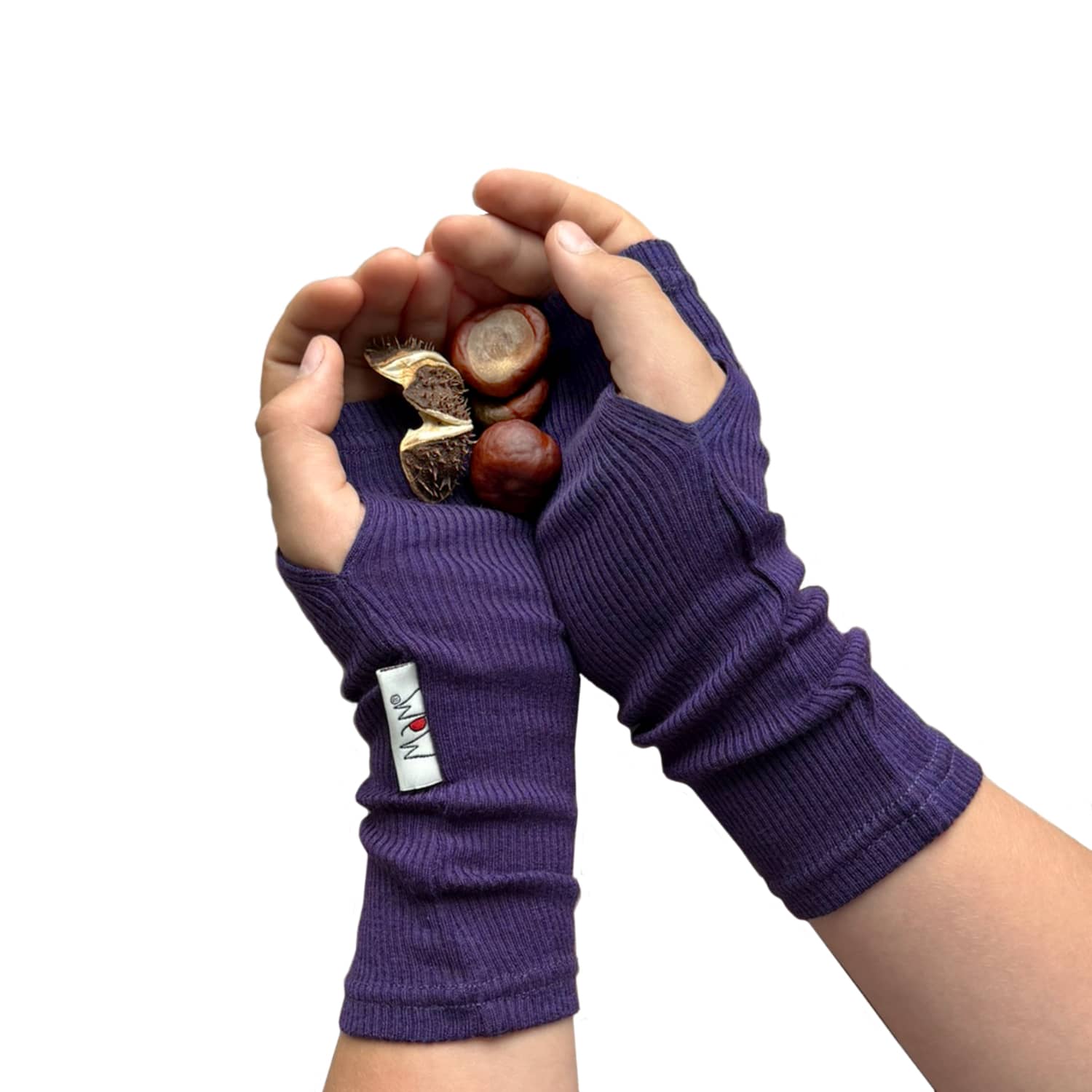 ManyMonths Mittens fingerlose Handschuhe aus Wolle - Acai Berry ManyMonths Mittens fingerlose Handschuhe aus Wolle - Acai Berry von ManyMonths