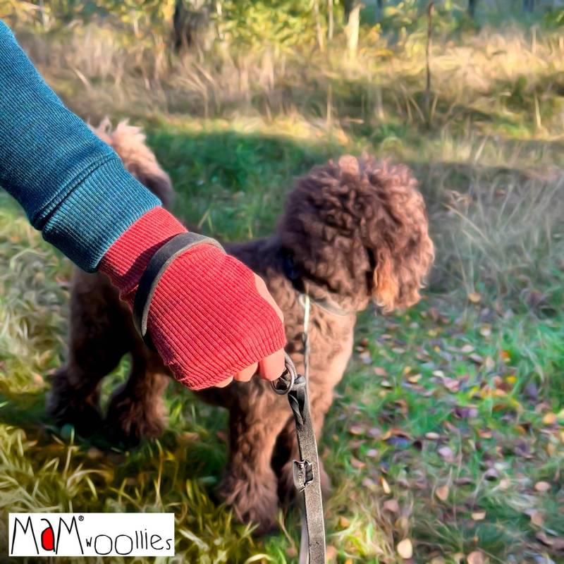 ManyMonths Mittens fingerlose Handschuhe aus Wolle - Red Canyon von ManyMonths