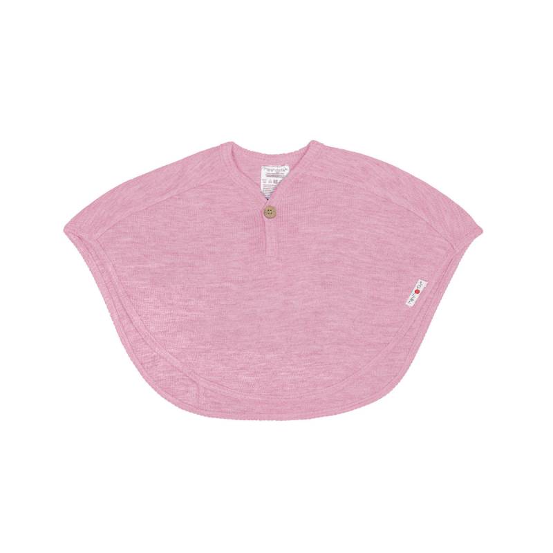 ManyMonths Multi-Cape Poncho aus Wolle - West Wind Rosé von ManyMonths