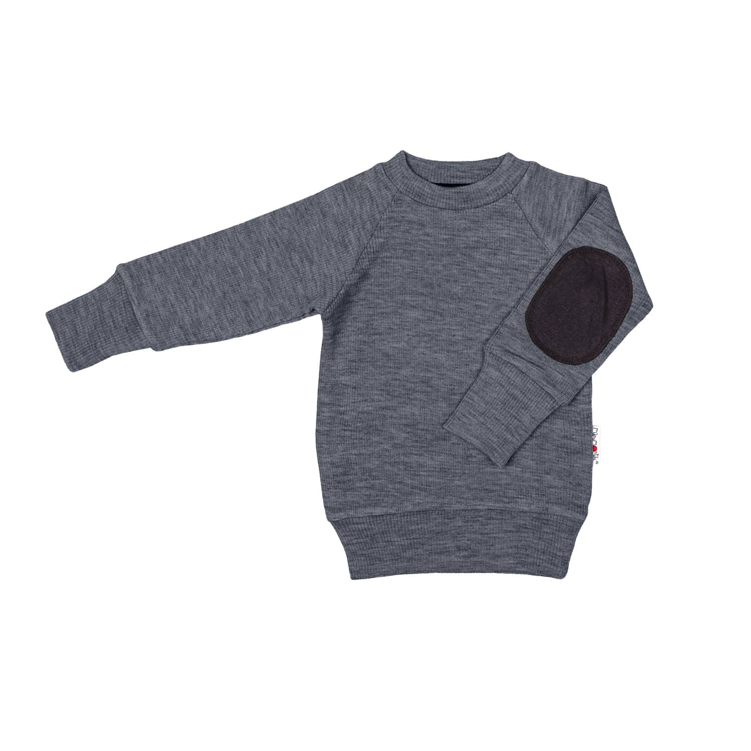 ManyMonths Pullover mit Aufnähern - Conquerer (98 - 104/110) Elephant Grey von ManyMonths