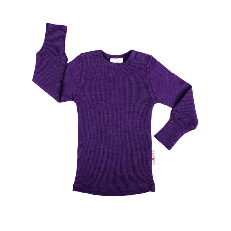 ManyMonths Shirt (Langarm) aus Wolle - Acai Berry Enthusiast (128 - 134/140) von ManyMonths