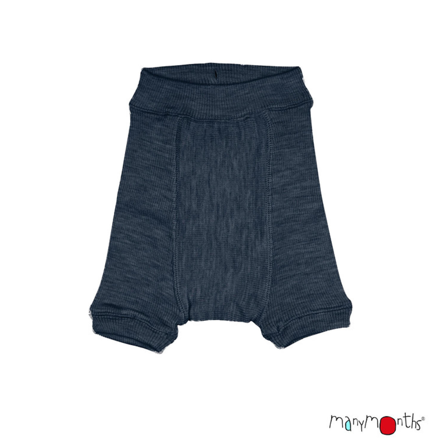 ManyMonths Shorties aus Wolle - Adventurer Plus (86 - 98) Polar Winter / Hippopotamus von ManyMonths