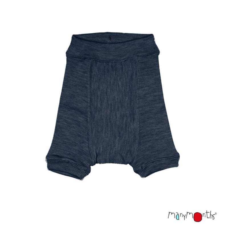 ManyMonths Shorties aus Wolle - Adventurer Plus (86 - 98) Polar Winter / Hippopotamus von ManyMonths