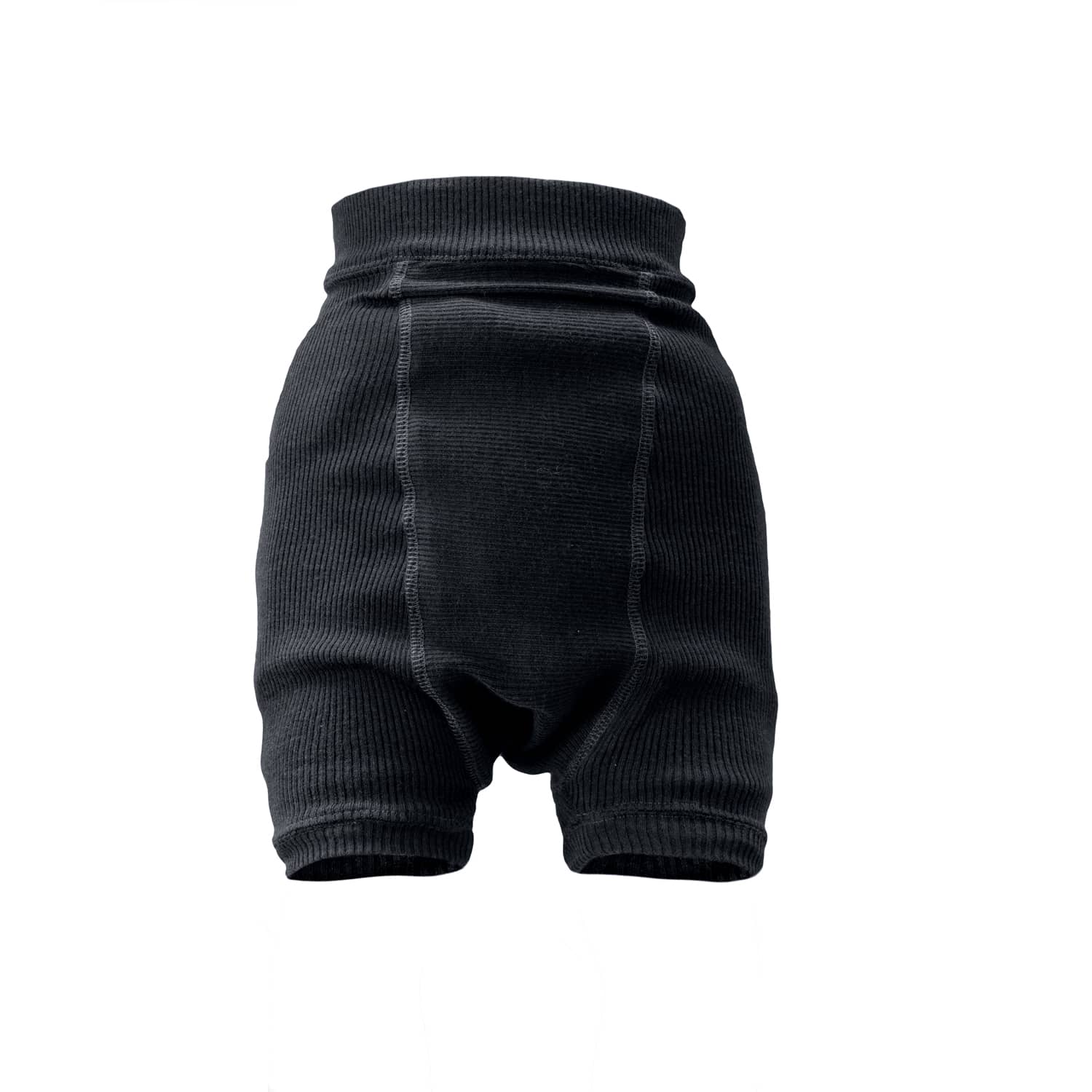 ManyMonths Shorties aus Wolle - Explorer (68 - 80/86) Foggy Black / Elephant Grey von ManyMonths