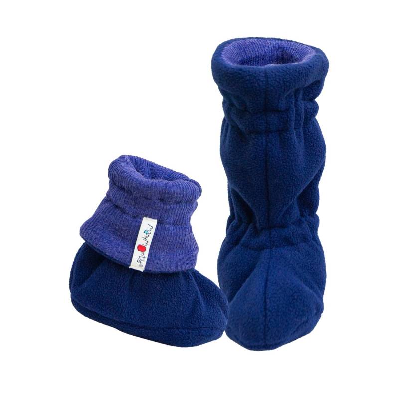 ManyMonths Winter Booties Schlupfschuhe - Newcomer / Charmer (50 - 68/74) Twilight Blue / Dark Blue von ManyMonths