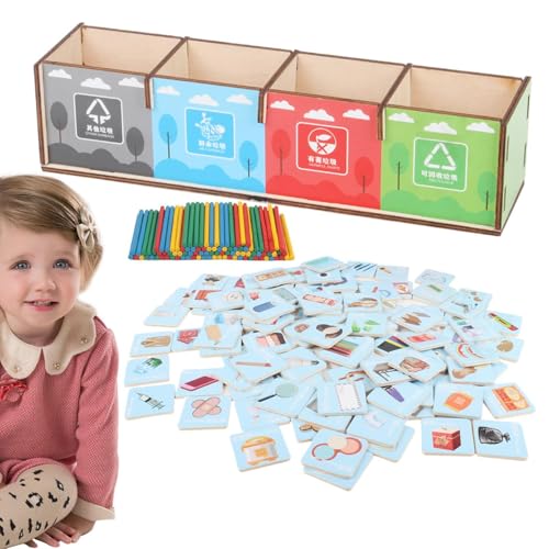 Maodom Abfalltrennung Spielzeug - Lernspielzeug Für Frühe Bildung & Umweltbewusstsein - Abfallerkennungskarten Multifunktionales Interaktives Lernspiel Für Kindergeburtstag Kindertag Und Feiertage Maodom Abfalltrennung Spielzeug - Lernspielzeug Für Frühe Bildung & Umweltbewusstsein - Abfallerkennungskarten Multifunktionales Interaktives Lernspiel Für Kindergeburtstag Kindertag Und Feiertage von Maodom