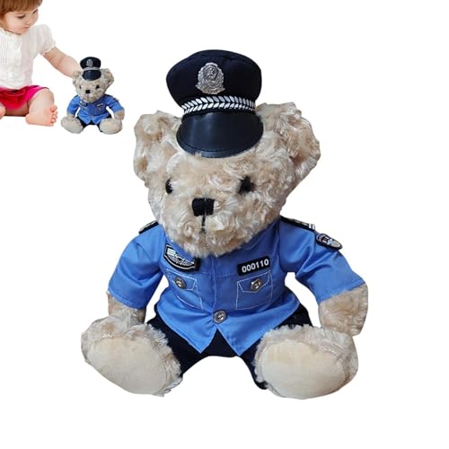 Maodom Polices Bär Plüsch | Stofftier | Niedlicher weicher, Stofftier, dekorativer Plüschbär, Geburtstags- und Weihnachtsüberraschungsgeschenk für Kinder und Mädchen Maodom Polices Bär Plüsch | Stofftier | Niedlicher weicher, Stofftier, dekorativer Plüschbär, Geburtstags- und Weihnachtsüberraschungsgeschenk für Kinder und Mädchen von Maodom