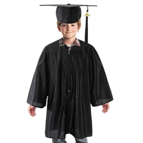 Maodom Vorschulkappe und Kleid, Kinderkappe und Kleid,Abschlusskleid und Kappe, Abschlussanzüge | Graduiertenkostüm, Performance -Fotografie -Anzüge für Mädchen von Maodom