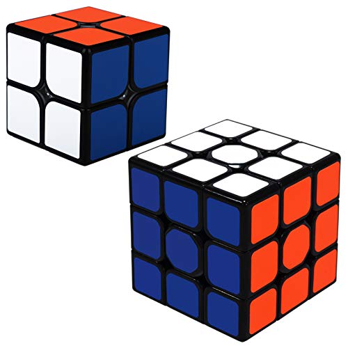 Maomaoyu Zauberwürfel Cube Set 2 Stück,Speed 2x2 3x3 Zauberwürfeln von Maomaoyu