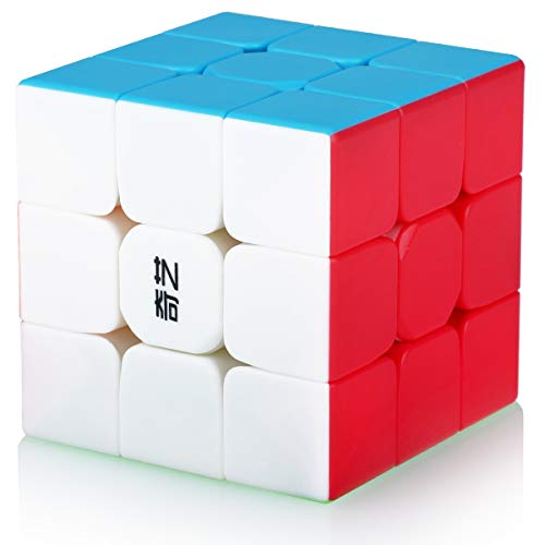 Zauberwürfel 3x3 3x3x3 Speed Cube Stickerless Magic Cube Puzzle Magischer Würfel für Schneller und Präziser mit Lebendigen Farben von Maomaoyu
