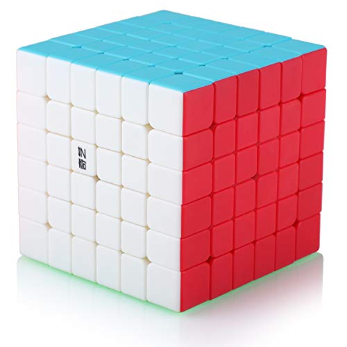 Speed Cube 6 x 6 6 x 6 x 6 cm Stickerless Magic Puzzle Würfel für magische Geschwindigkeit Kinder und Erwachsene (ohne Aufkleber) von Maomaoyu