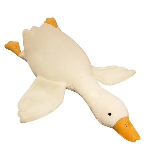 Maomoto Weißes Gans Stofftier, 85 cm großes Gänseplüschtier, riesiges Gänseplüschspielzeug, Ente, Plüschtier, Geburtstagsgeschenk, weiches Gänseplüsch, weiches Schwan, Umarmungskissen, Geschenk für Maomoto Weißes Gans Stofftier, 85 cm großes Gänseplüschtier, riesiges Gänseplüschspielzeug, Ente, Plüschtier, Geburtstagsgeschenk, weiches Gänseplüsch, weiches Schwan, Umarmungskissen, Geschenk für von Maomoto