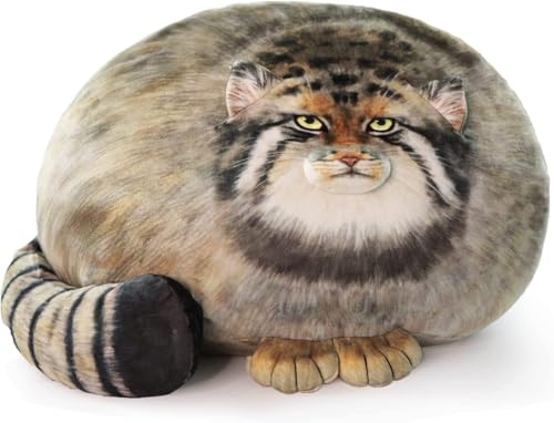 Maomoto - Steppen-Katzenplüsch, 45,7 cm, Plüsch-Katzenkissen, niedliche Plüschtiere für Mädchen, weiches Plüschkissen, Puppendekorationskissen, Geschenk für Kinder Maomoto - Steppen-Katzenplüsch, 45,7 cm, Plüsch-Katzenkissen, niedliche Plüschtiere für Mädchen, weiches Plüschkissen, Puppendekorationskissen, Geschenk für Kinder von Maomoto