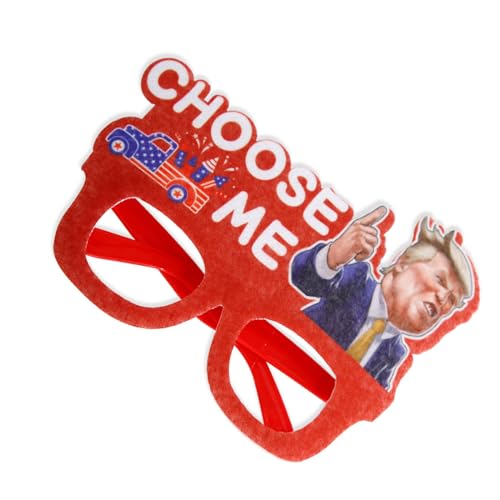 Maouira 2024 US-Wahlbrille für Party-Dekorationen, perfektes Geschenk für politische Patriotik-Enthusiasten, ausreichende Menge von Maouira