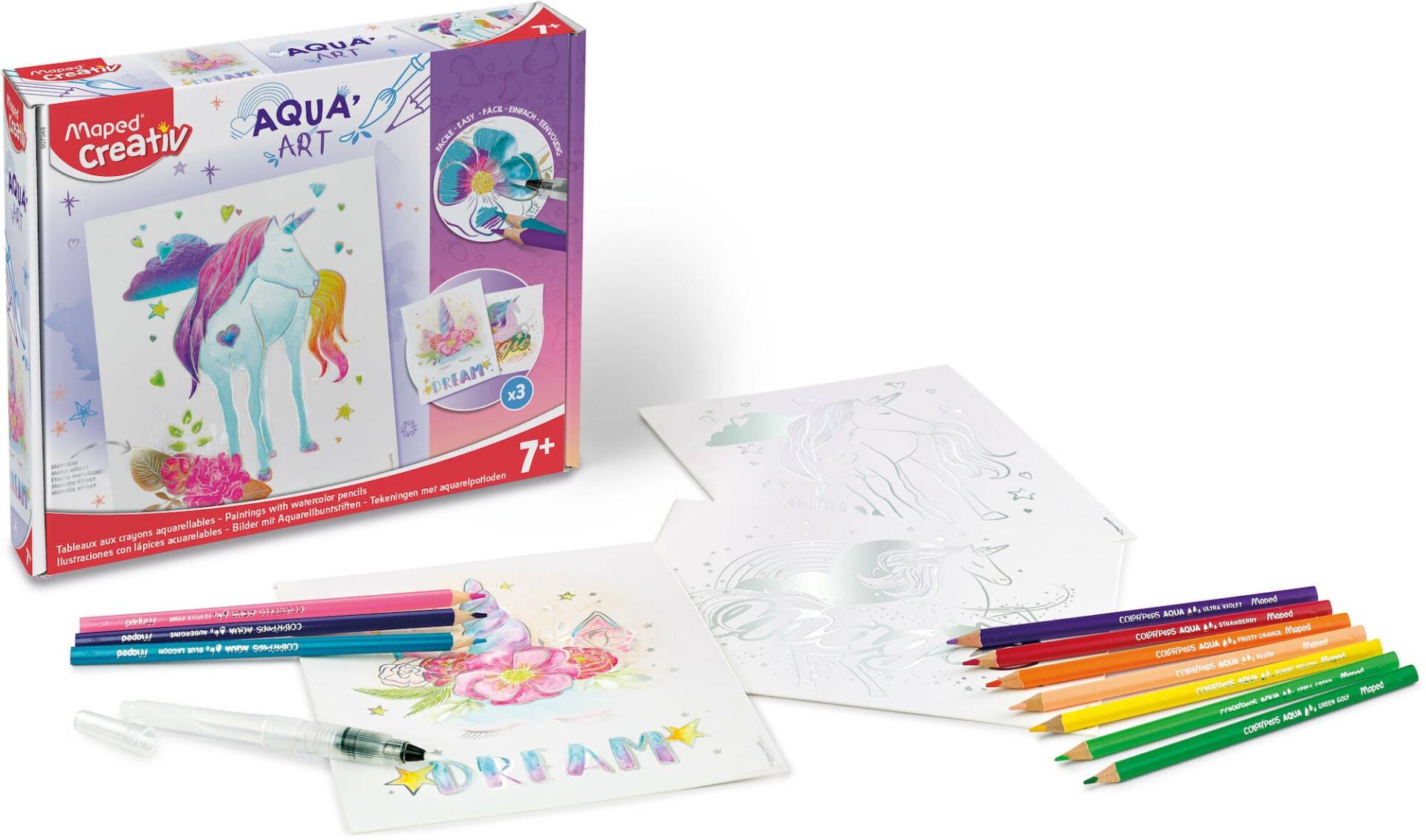 Maped Aqua Art Aquarellset Einhörner von Maped