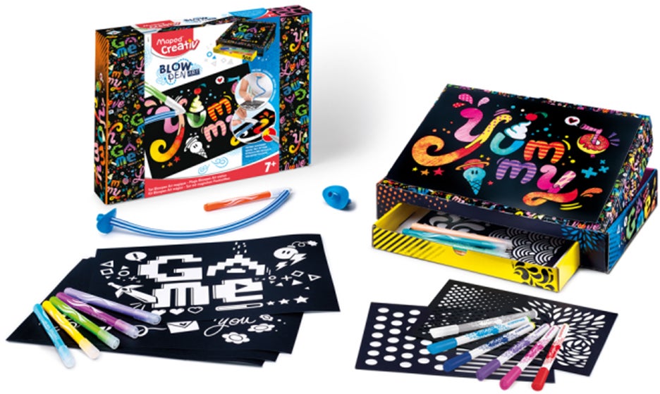 Maped Creativ Bastelset Magic Blowpen Art Station Maped Creativ Bastelset Magic Blowpen Art Station von Maped