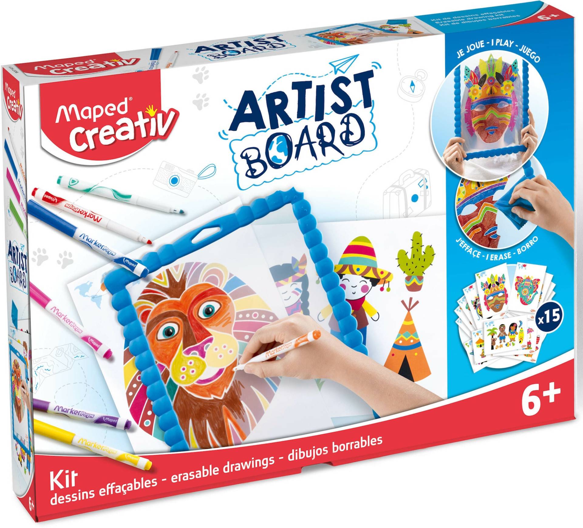 Maped Creativ Zeichentafel Erasable Drawings von Maped