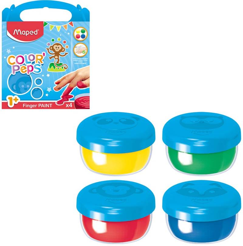 Maped Fingerfarbe 4 Farben von Maped