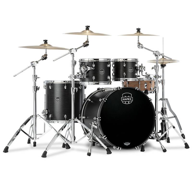 Mapex Saturn 22" Satin Black 4 Pcs. Shell Pack Schlagzeug von Mapex