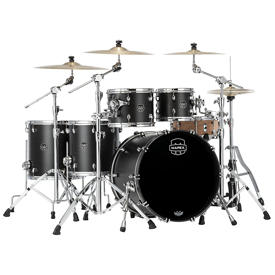 Mapex Saturn 22" Satin Black Shellset Schlagzeug Mapex Saturn 22" Satin Black Shellset Schlagzeug von Mapex
