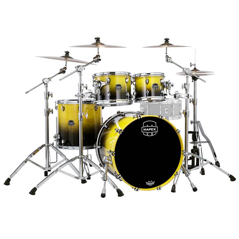 Mapex Saturn 22" Sulphur Fade 4 Pcs. Shell Pack Schlagzeug von Mapex