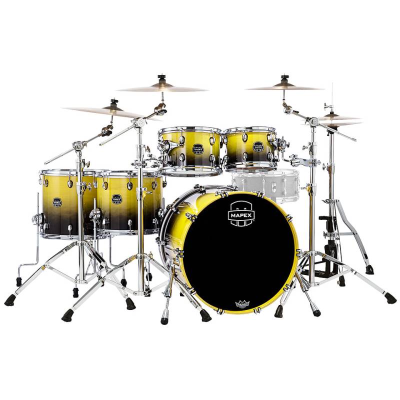 Mapex Saturn 22" Sulphur Fade Studioease Shell Pack Schlagzeug von Mapex