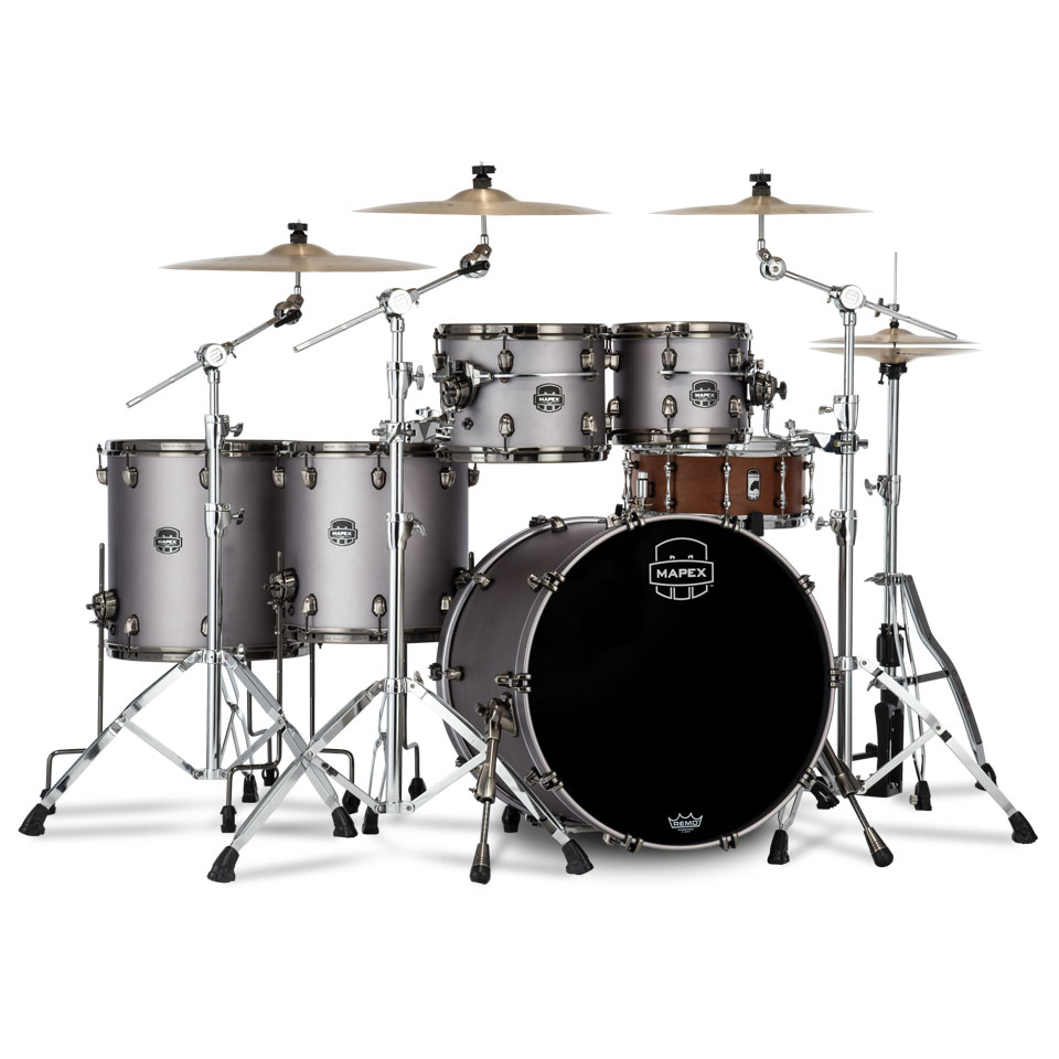 Mapex Saturn Evolution 22" Gun Metal Grey Studioease Shell Set Mapex Saturn Evolution 22" Gun Metal Grey Studioease Shell Set von Mapex