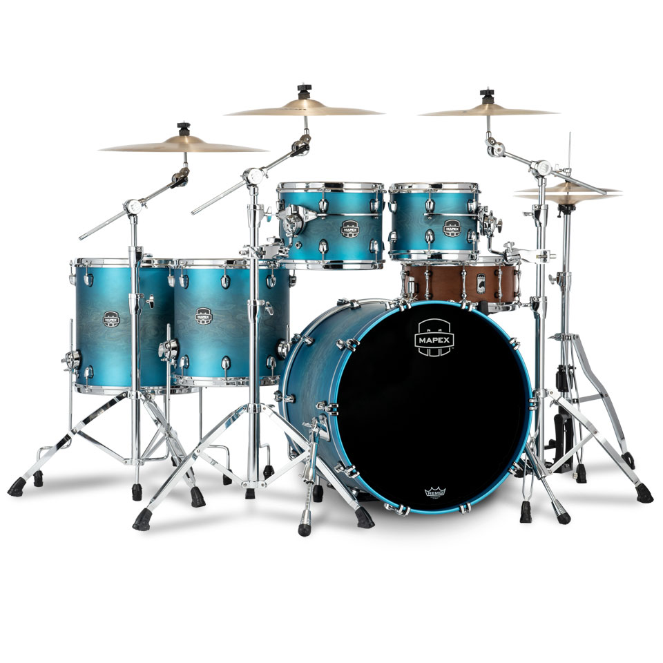 Mapex Saturn Evolution Exotic Azure Burst 22" Studioease Shell Set Mapex Saturn Evolution Exotic Azure Burst 22" Studioease Shell Set von Mapex