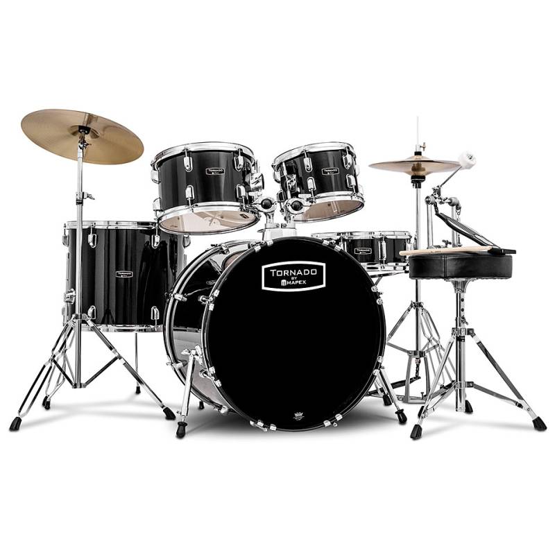 Mapex Tornado 20" Dark Black Drum Set Schlagzeug von Mapex