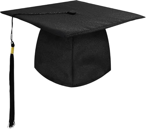 Mapneng Bachelor Hut, Graduation Hat 2025, Adjustable Doktorhut, for Bachelor Master Uni- Schwarz von Mapneng