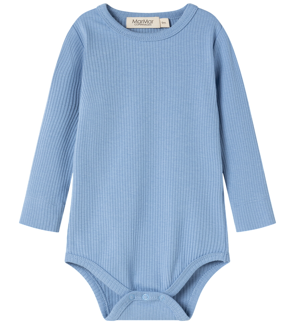 MarMar Body l/ä - Baumwolle/Modal - Rib - Blue Himmel - MarMar - 56 - Body L/Ä MarMar Body l/ä - Baumwolle/Modal - Rib - Blue Himmel - MarMar - 56 - Body L/Ä von MarMar