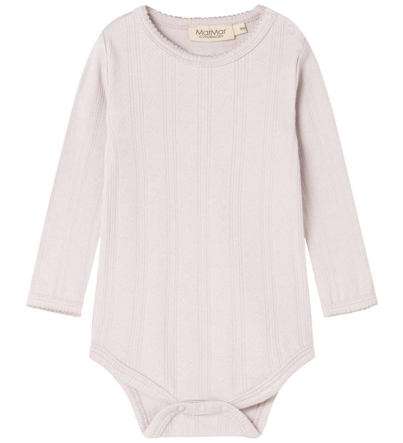 MarMar Body l/ä - Modal/Pointelle - Benedicte - Violett Dust - MarMar - 3 Jahre (98) - Body L/Ä von MarMar