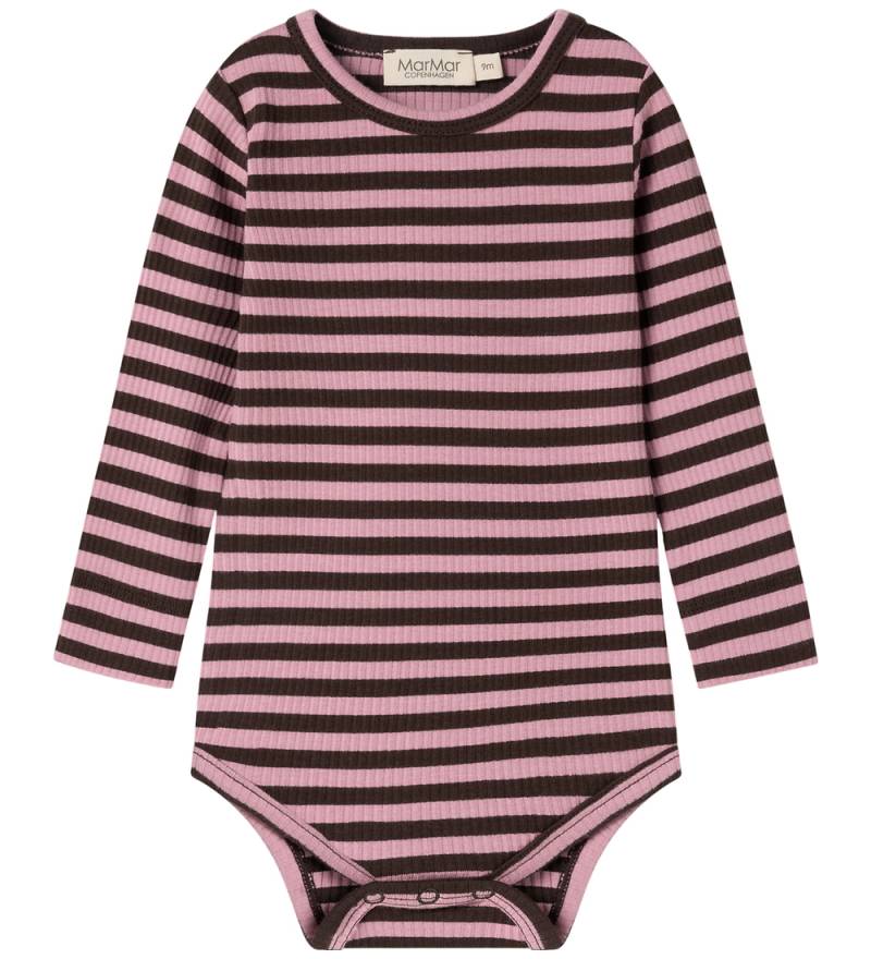 MarMar Body l/ä - Modal/Rib - Heather Stripe - MarMar - 2 Jahre (92) - Body L/Ä von MarMar